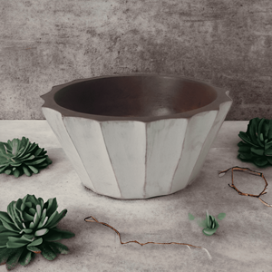 Cuenco de vela de madera de mango de estilo moderno, exhibición de mesa tallada a mano para boda, Navidad, decoración del hogar o como linterna - Product Image 1