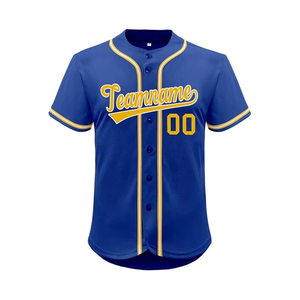 Conjunto de Uniforme de Béisbol para Adultos de Alta Calidad 2026, Transpirable, 100% Poliéster, Antibacteriano, Manga Corta, para Competición, Hecho en Pakistán - Product Image 4