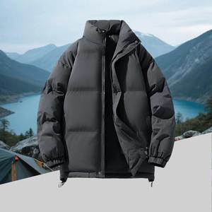 Venta al por mayor chaqueta acolchada con logotipo personalizado | Ropa de calle de invierno acolchada cálida y cómoda ropa de abrigo de moda para hombres y mujeres - Product Image 3