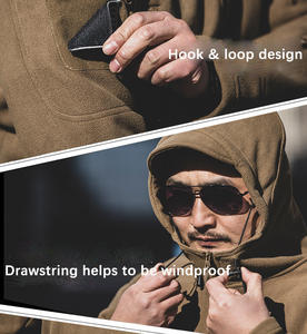 Veste tactique coupe-vent pour homme, en tissu softshell respirant et imperméable, à motifs imprimés, pour les voyages, l'hiver, la chasse - Product Image 5