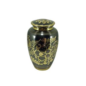 Venta al por mayor de urna de cremación de latón de estilo americano, urna conmemorativa de serenidad para almacenamiento y decoración de cenizas humanas de metal para adultos - Product Image 4