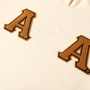 Sweat à capuche personnalisé en molleton Alpha Gold Letter, 100% coton tricoté, logo universitaire, fraternité, anti-rétrécissement, 340g, taille homme plus - Product Image 5
