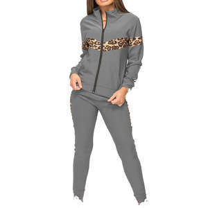 Traje de chándal de mujer de último estilo de la mejor calidad, conjunto de chándal informal de lana de algodón 100% para mujer a la venta 2026 - Product Image 4