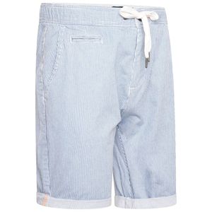 Mens Casual Elastic Waist Summer <b>Shorts</b> with Drawstring Cotton Blend Breathable Striped Chino <b>Shorts</b> for Beach and Daily Wear - Product Image 2