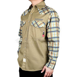 Camisas de soldadura de alta calidad para hombre, servicio OEM, diseño personalizado, camisas de soldadura para hombre más vendidas - Product Image 2