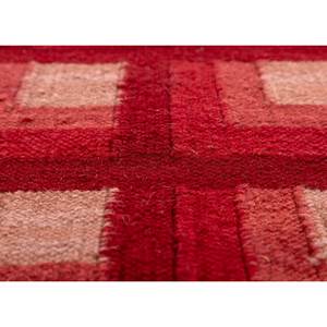 Alfombras de Lana Rojas y Naranjas con Diseño de Damas, Rectangulares de Gran Tamaño 9x12, Patrón Geométrico Clásico para Entrada del Hogar, Regalo - Modelo ADWL-13024 - Product Image 3