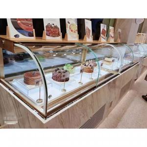 BREVIT เชิงพาณิชย์แสดงเค้กตู้เย็นตู้โชว์เค้กแก้วแสดงตู้เย็นตู้โชว์ของหวาน - Product Image 5