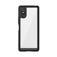 Nouvelle coque arrière de protection colorée en acrylique transparent souple TPU, design uni, compatible multi-marques