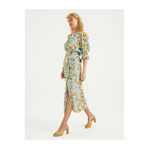 BGN Jupe en viscose à volants imprimée pour femme S23S540 - Product Image 2