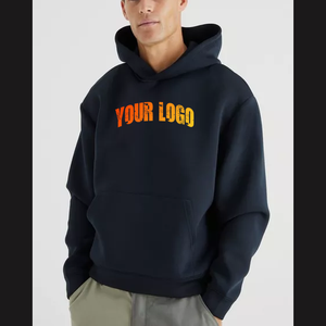 Sweat-shirt unisexe surdimensionné de haute qualité, en coton lourd et écologique, impression de logo personnalisée, service OEM, automne - Product Image 5