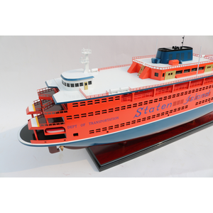 STATENN ISLAND FERRY MODÈLES DE BATEAU EN BOIS/MODÈLE DE FERRIES À PASSAGERS/ARTISANAT MAIN POUR LA DÉCORATION - Product Image 2