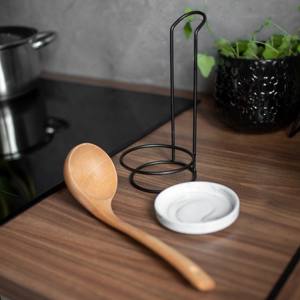 Soporte de cuchara de cocina Soporte de cocina de metal para espátulas Cucharas Pinzas Más - Product Image 1