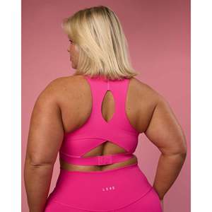 Sujetador Deportivo Fusion 2.0 Ultra Rosa - Ecológico y Ajustable para Yoga y Entrenamiento en el Gimnasio - Product Image 2