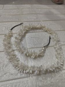 Jasmin artificiel Gajra pour tresse et Choti accessoire de cheveux de mariée indienne fleur blanche chignon décor avec épingles à cheveux chaîne Gajra - Product Image 6