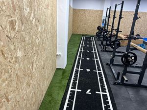 Pista de arrastre Para trineos de gimnasio En cesped nhân tạo personalizada con logo varios colores disponibles - Product Image 2