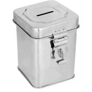 Vintage Design Square Shape Donation Box Exclusive Quality Stainless Steel Donation Box Wholesale Islamic Charity Container - Product Image 6