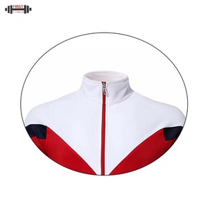 100% coton coupe-vent fermeture éclair survêtement hommes poids lourd Jogging veste pantalon piste ensemble hiver vêtements de sport respirant imprimé grande taille - Product Image 2