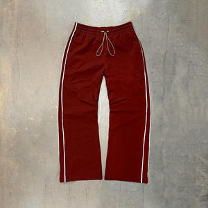 Pantalones rectos informales de cintura alta para hombre, estilo Hip Hop, Algodón hecho con tela de lona, MOQ bajo - Product Image 5