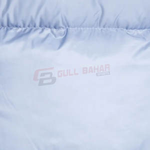 Chaqueta acolchada para mujer con brillo metálico y diseño urbano minimalista Chaqueta acolchada de cuello alto para mujer - Product Image 6