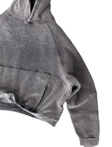 Sweat à capuche surdimensionné personnalisé pour homme, en coton molletonné, imprimé numériquement, style streetwear, fabricant OEM en gros - Product Image 6