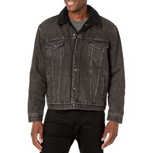 2025 OEM hommes Denim Jean veste vêtements décontractés automne veste Denim bouton up manteau surdimensionné Denim veste pour hommes - Product Image 1