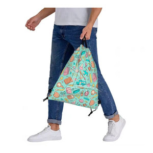 Sac à dos à cordon de serrage entièrement sublimé, vente en gros pour la vente en ligne, personnalisé, haute qualité, tissu personnalisé, 2025 - Product Image 3