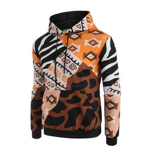 Sweatshirts à capuche pour hommes en coton polyester épais et doux Plus Size Indoor Outdoor Use Solid Sublimation Print Techniques Winter - Product Image 1