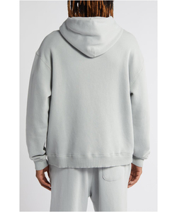 Sudadera con Capucha de Forro Polar de Poliéster/Algodón para Hombre, Informal de Invierno, Sólida, Personalizable con Estampado, Hombro Alto, Logotipo Personalizado de Alta Calidad - Product Image 2