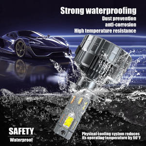 Sistema de iluminación automática seis 6 tubos de cobre 500W 60000LM luces Led H4 H7 H11 9005 9006 bombilla de faro Led para coche - Product Image 5