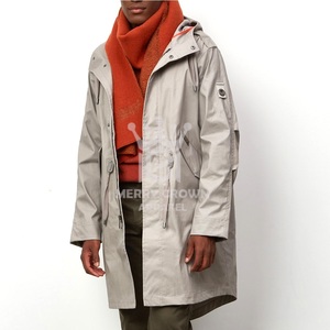 Chaqueta Parka cálida de invierno para hombre, prendas de vestir informales de algodón a la moda, capucha con logotipo personalizado, tela de lona impermeable de talla grande, Color sólido - Product Image 6