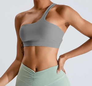 Femmes léger séchage rapide respirant une épaule haut d'entraînement haut pour Impact sport soutien-gorge pour Yoga course Fitness ensemble - Product Image 5