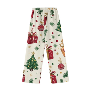 Ethereal Christmas Sweatpants Mujeres Cozy Premium Cordón Christmas Sweatpants Poliéster Soft Trendy Winter - Product Image 2