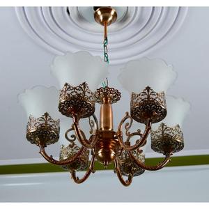 Wholesale High Polish Copper Hanging Pendant <b>Lamp</b> with Tall Cylinder Body and Soft Light Flow <b>for</b> <b>Lounge</b> & Stylish Room Design - Product Image 6
