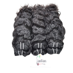 วิกต่อผมมนุษย์ผมลอนธรรมชาติสีดำ - Product Image 4