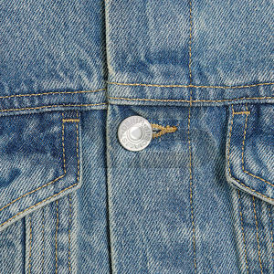 Veste en jean décontractée pour homme de haute qualité - Tissu en viscose respirant, séchage rapide, coupe-vent, logo personnalisé sur le devant, lavée - Product Image 4