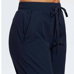 Pantalons de jogging décontractés pour femmes, hiver, uni, taille mi-haute, cordon de serrage, taille élastique, pantalon droit, streetwear, pantalon de survêtement oversize - Product Image 6