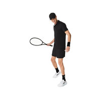 Setelan pakaian tenis pria, Set Jersey menyerap keringat dan celana pendek seragam olahraga Gym aktif grosir desain kustom