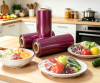 Film alimentaire en plastique de qualité alimentaire en rouleau super grand format pour la cuisine commerciale et l'emballage en supermarché