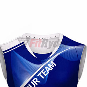 Ensembles de vêtements de volley-ball respirants à séchage rapide Short en jersey imprimé par sublimation à manches courtes avec logo personnalisé Short en jersey réactif - Product Image 4