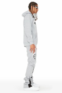 Vente en gros de sweats à capuche décontractés d'automne en relief avec logo personnalisé de haute qualité 100% coton respirant vêtements survêtements unisexe - Product Image 3