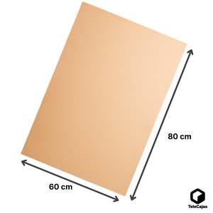 Carton ondulé Kraft 80x60 cm, matériau écologique et résistant pour l'artisanat, papier pour travaux manuels - Product Image 5