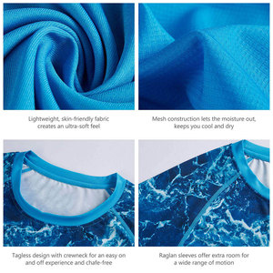 Vêtements de pêche de protection solaire de conception par sublimation T-shirts de pêche légers de haute qualité pour hommes à vendre - Product Image 4