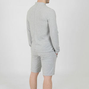 Logotipo personalizado de alta calidad de verano gráfico a medida camiseta y pantalones cortos Conjunto personalizado casual unisex hombres conjunto corto - Product Image 2