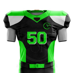 Uniforme de Fútbol Americano para Adultos de Manga Corta, Fabricación en Pakistán, 100% Poliéster, Transpirable, Ligero, Alta Calidad, Servicio OEM - Product Image 3