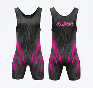 Singlet de Lucha Libre Sublimado Personalizado con Logotipo Frontal, Spandex/Nailon, Unisex, Ajuste Compresivo, Uniforme de MMA, Superventas 2025 - Product Image 3