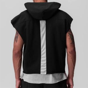 Débardeur à capuche pour homme avec ajustement musculaire-idéal pour l'entraînement en salle de sport, la musculation et le style de vie actif - Product Image 6
