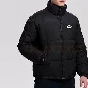 Veste à bulles de haute qualité pour hommes, col montant, imperméable, respirante, hiver, en polyester, dernier design - Product Image 2