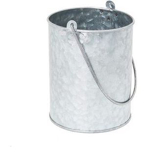 Cubos de Metal galvanizado con asas para decoración del hogar - Product Image 3