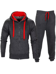 Conjunto Deportivo de 2 Piezas para Hombre, Corte Ajustado, Estampado, Algodón y Poliéster, Sudadera para Correr, Otoño, Ropa Personalizada - Product Image 6