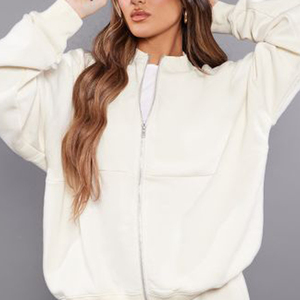 Custom Clothing Women Rhinestone Distressed Patch Acid Washed Tracksuit Two Piece Cropped Zip up Hoodie Set Women Tracksuits - Product Image 3